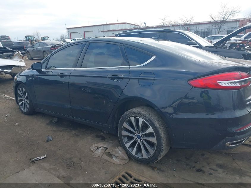 2020 FORD FUSION SE - 3FA6P0T92LR180494
