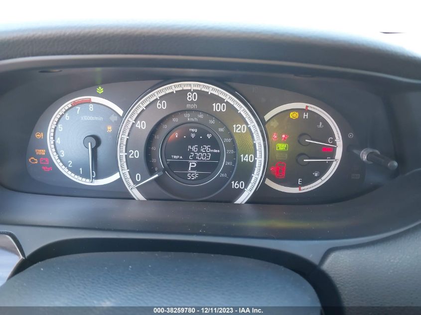 2017 HONDA ACCORD EXL - 1HGCR2F8XHA110699