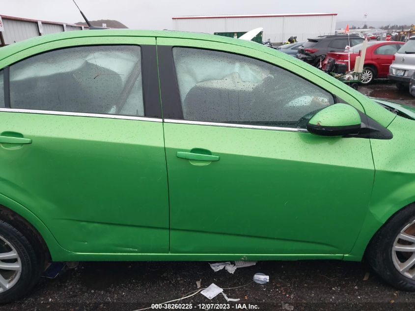 2014 CHEVROLET SONIC LT AUTO - 1G1JC5SB2E4216688