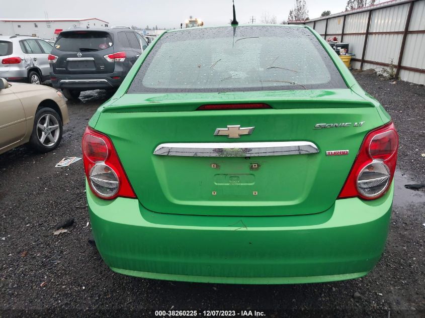 2014 CHEVROLET SONIC LT AUTO - 1G1JC5SB2E4216688