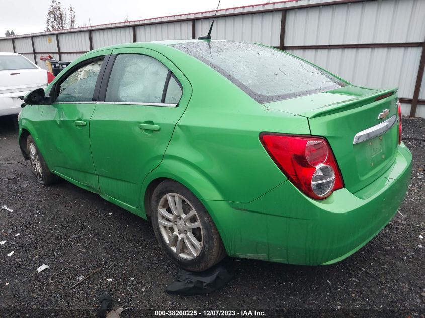 2014 CHEVROLET SONIC LT AUTO - 1G1JC5SB2E4216688
