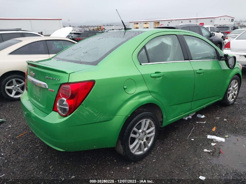 2014 CHEVROLET SONIC LT AUTO - 1G1JC5SB2E4216688