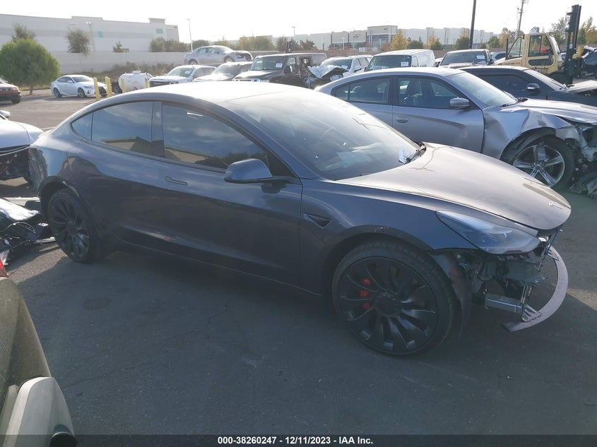 VIN 5YJ3E1ECXPF676166 2023 TESLA MODEL 3 PERFORMANCE DUAL MOTOR ALL-WHEEL DRIVE