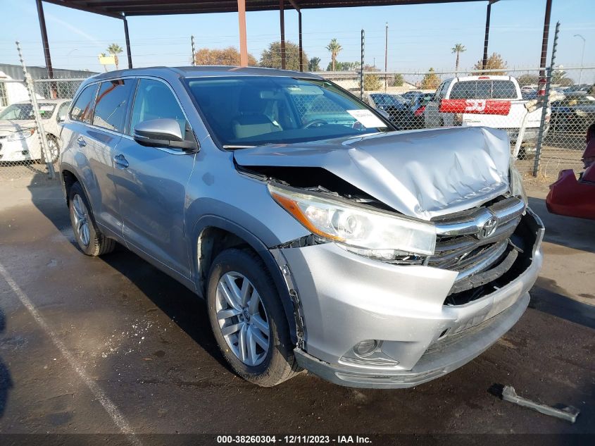 2016 TOYOTA HIGHLANDER LE/LE PLUS - 5TDZKRFH2GS133353