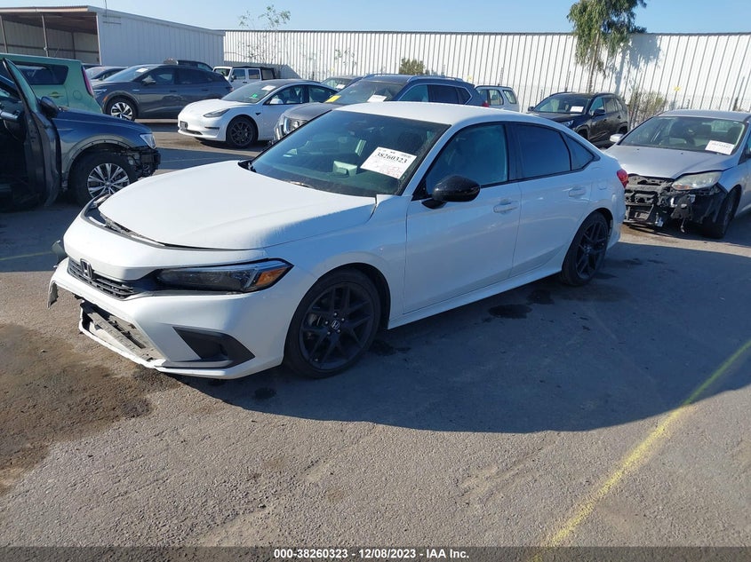 VIN 2HGFE2F50NH573298 2022 HONDA CIVIC SPORT