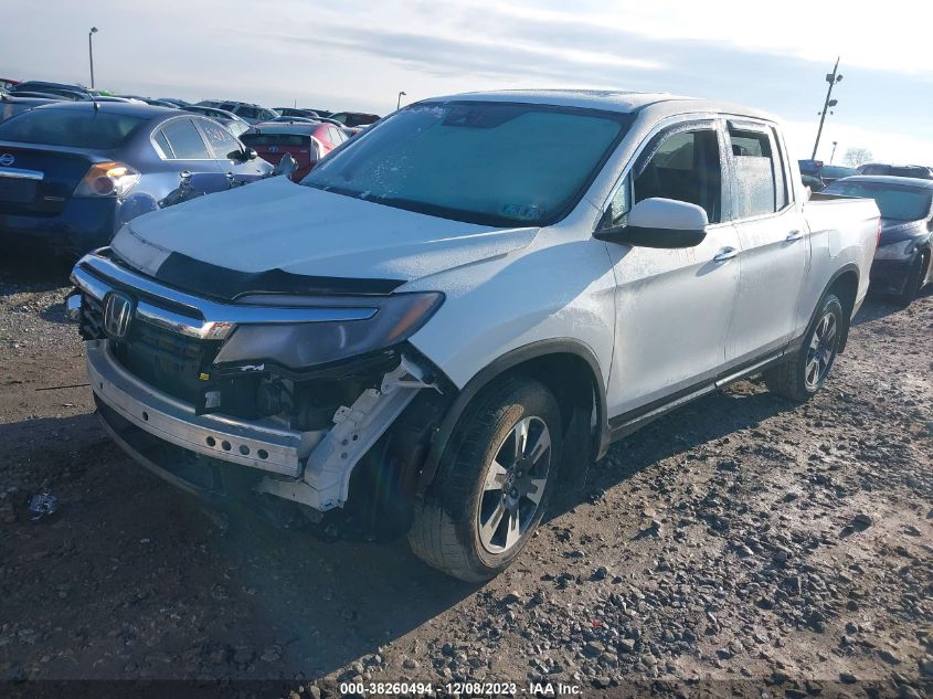 2017 HONDA RIDGELINE RTL - 5FPYK3F74HB004009
