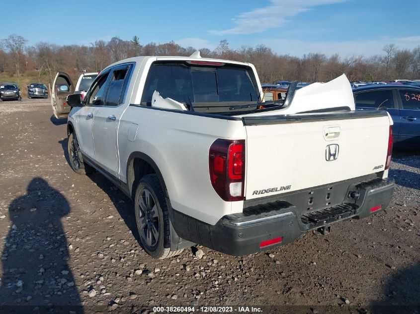 2017 HONDA RIDGELINE RTL - 5FPYK3F74HB004009