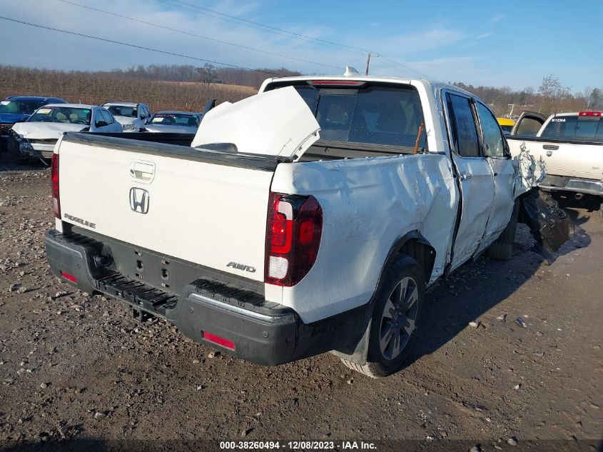 2017 HONDA RIDGELINE RTL - 5FPYK3F74HB004009