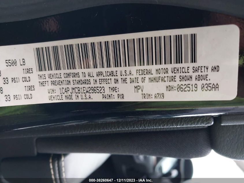 2014 JEEP CHEROKEE LATITUDE - 1C4PJMCB1EW296523