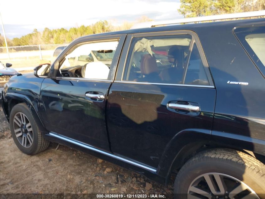 2016 TOYOTA 4RUNNER LIMITED - JTEZU5JR0G5127569