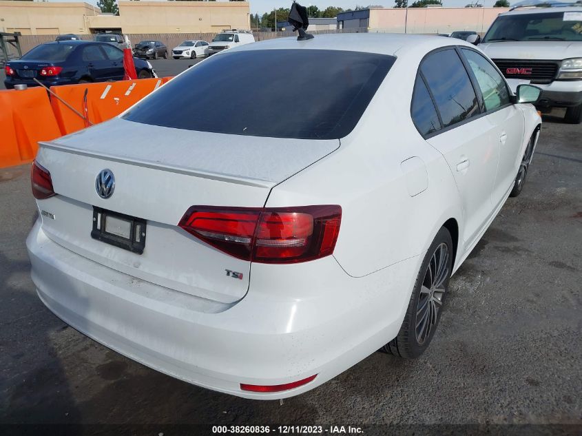 2016 VOLKSWAGEN JETTA 1.8T SPORT - 3VWD17AJ2GM249225