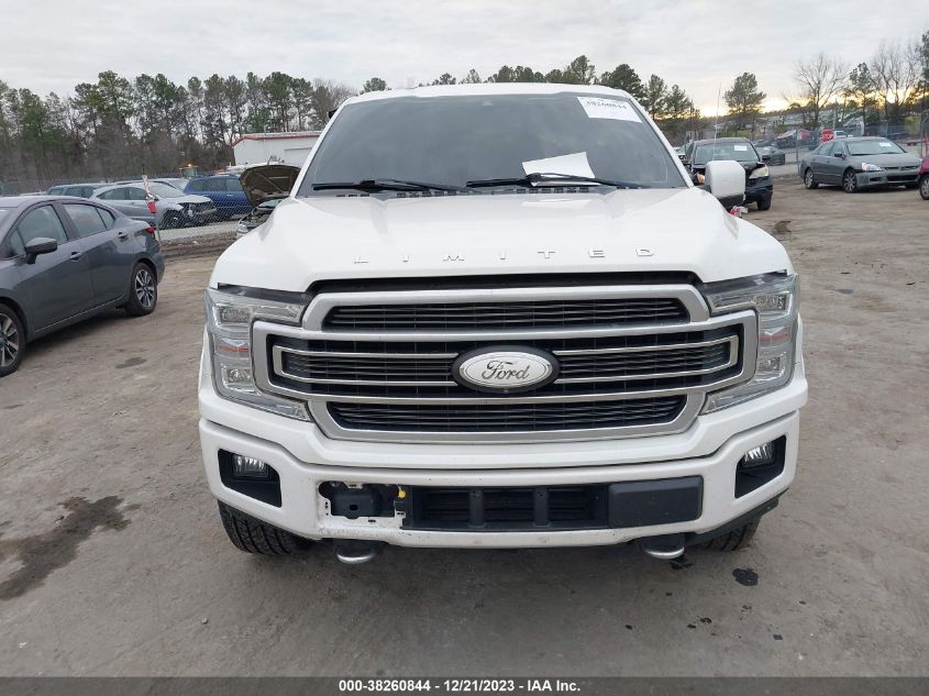 2019 FORD F-150 LIMITED - 1FTEW1EG9KFC23220