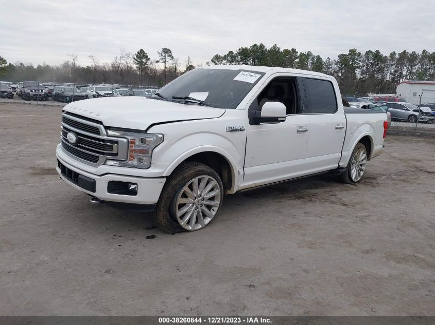 2019 FORD F-150 LIMITED - 1FTEW1EG9KFC23220