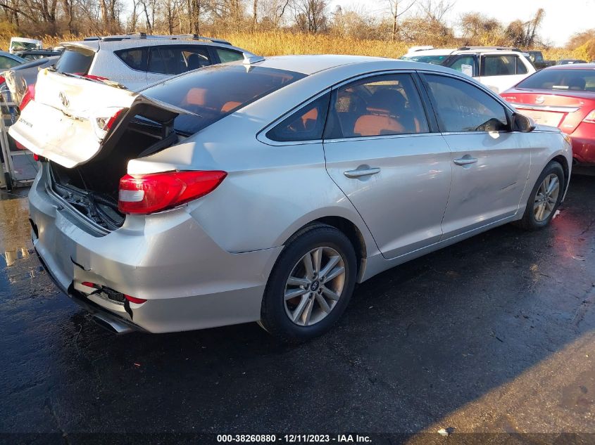 2015 HYUNDAI SONATA SE - 5NPE24AFXFH217755