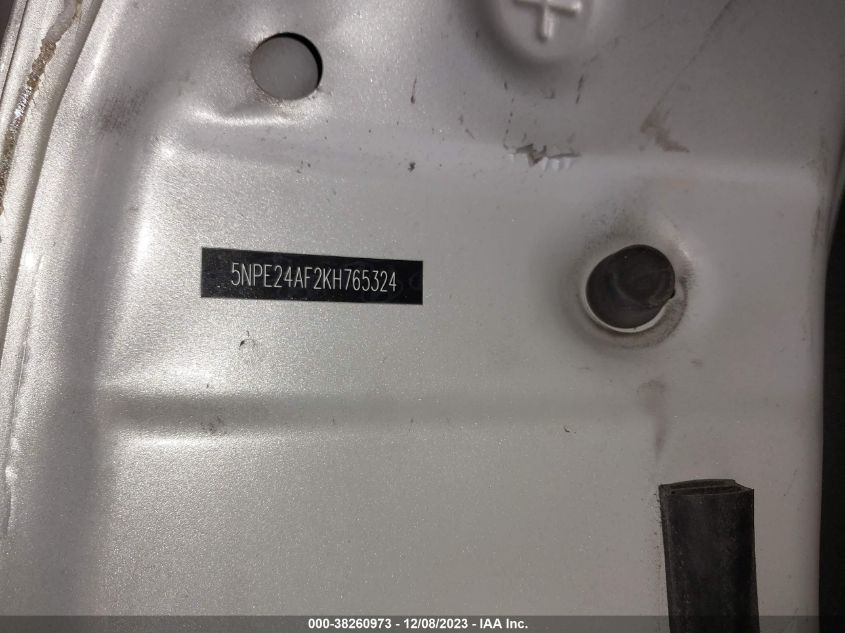 2019 HYUNDAI SONATA SE - 5NPE24AF2KH765324