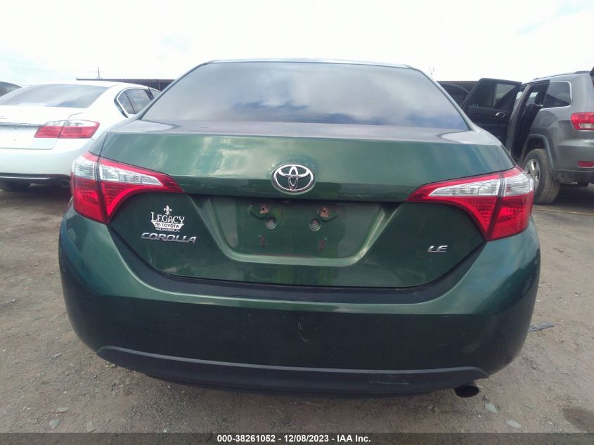 2016 TOYOTA COROLLA LE - 2T1BURHE7GC560664