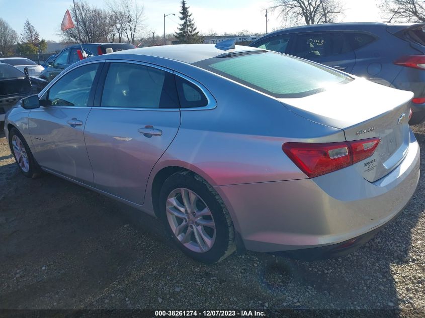 2017 CHEVROLET MALIBU LT - 1G1ZE5ST6HF216613