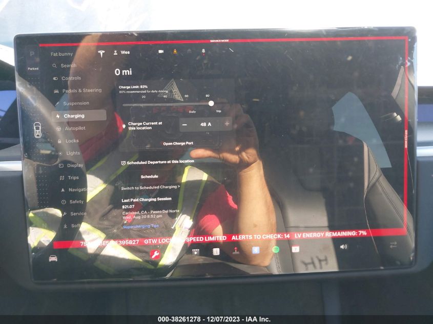 2023 TESLA MODEL X - 7SAXCBE51PF395827