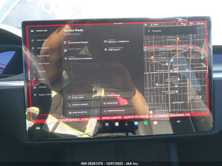 2023 TESLA MODEL X - 7SAXCBE51PF395827