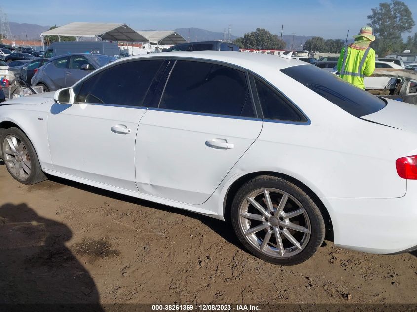 2014 AUDI A4 PREMIUM PLUS - WAUFFAFL0EN033071