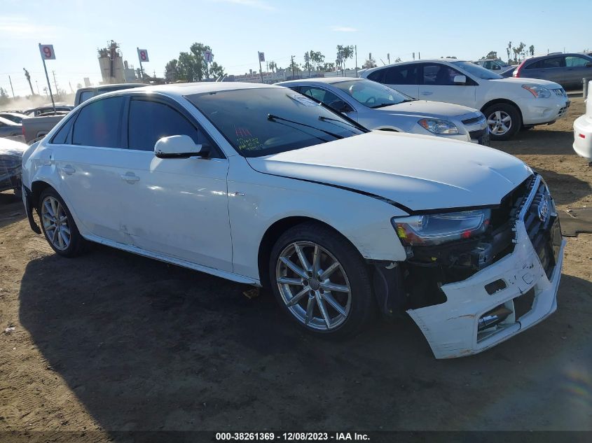 2014 AUDI A4 PREMIUM PLUS - WAUFFAFL0EN033071