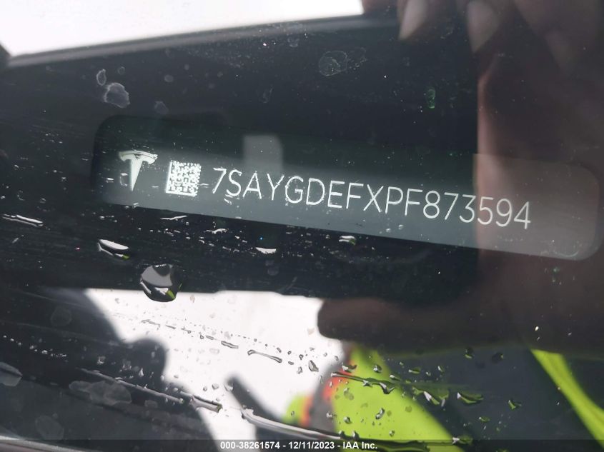 2023 TESLA MODEL Y - 7SAYGDEFXPF873594
