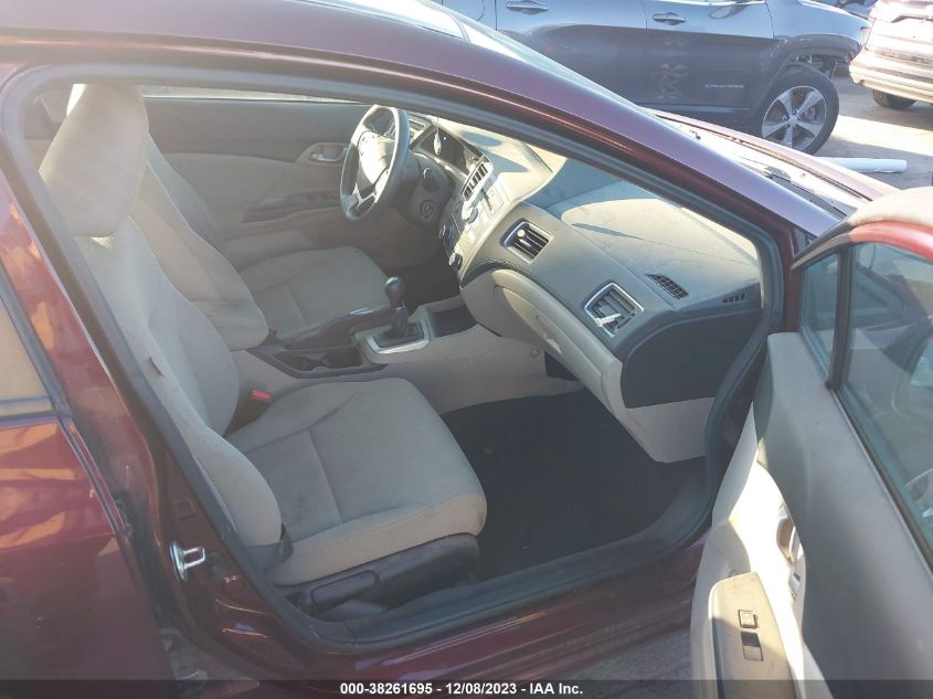 2013 HONDA CIVIC SDN LX 19XFB2E57DE098221
