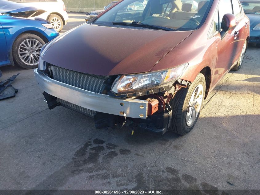 2013 HONDA CIVIC SDN LX 19XFB2E57DE098221