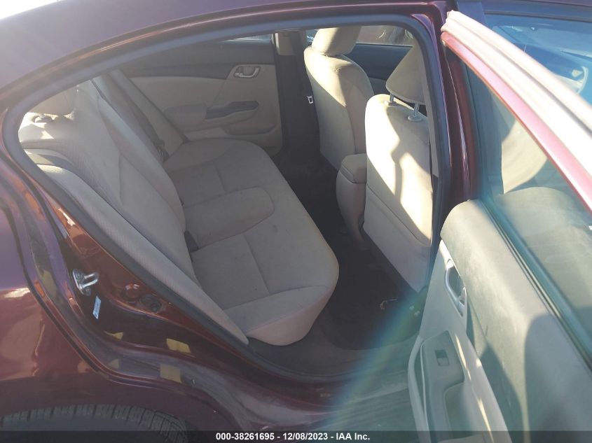 2013 HONDA CIVIC SDN LX 19XFB2E57DE098221