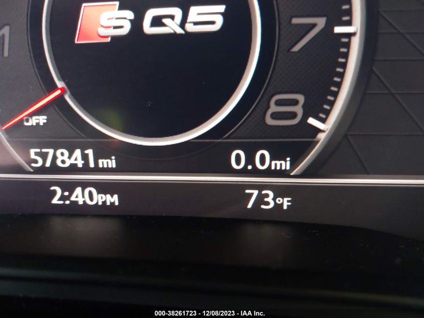 2019 AUDI SQ5 3.0T PREMIUM WA1B4AFY5K2008564