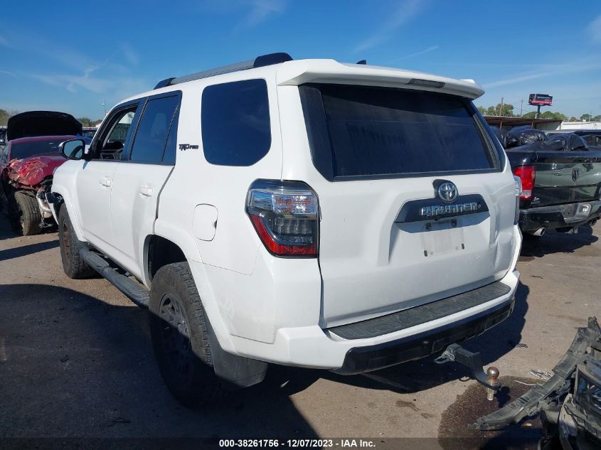 2016 TOYOTA 4RUNNER SR5 PREM/LTDL/TRAIL/TRD - JTEBU5JR0G5326722