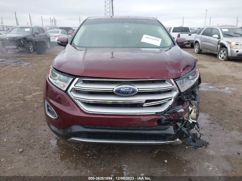 2017 FORD EDGE SEL - 2FMPK3J96HBB66813