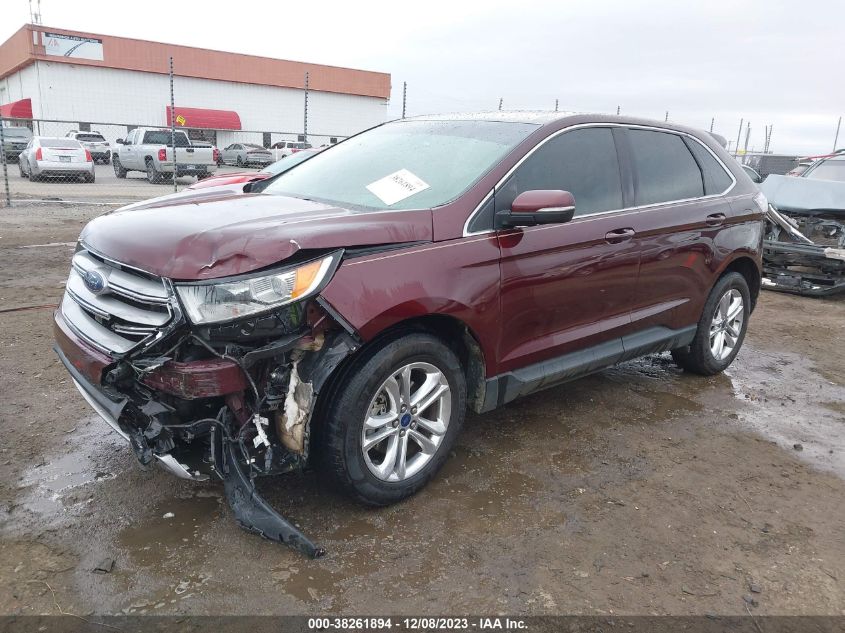 2017 FORD EDGE SEL - 2FMPK3J96HBB66813