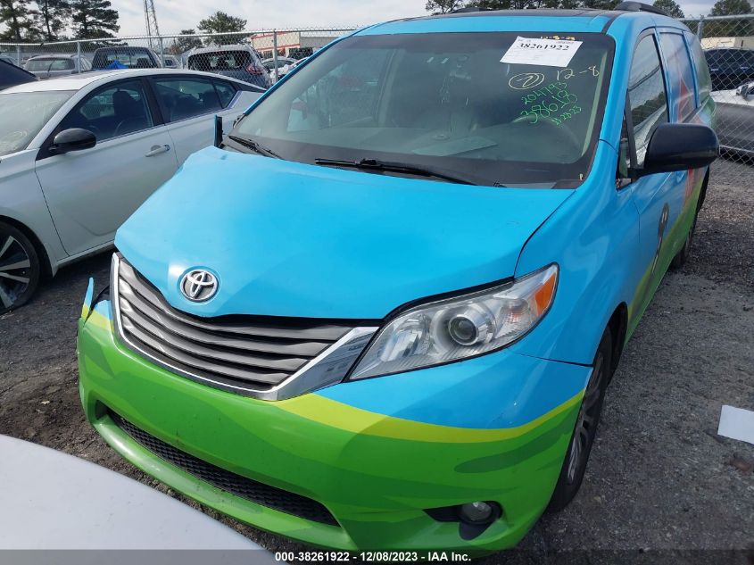 2013 TOYOTA SIENNA XLE - 5TDYK3DC2DS338618