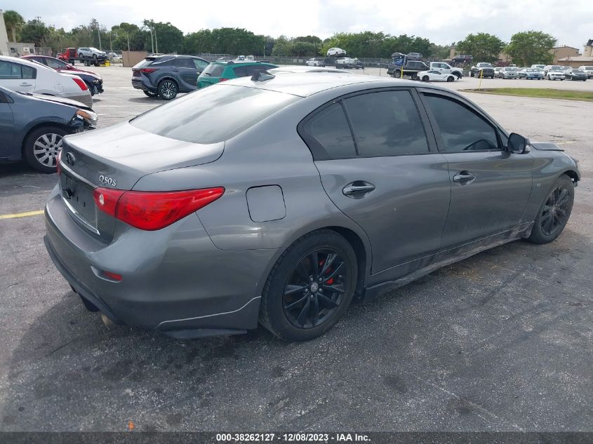 2014 INFINITI Q50 PREMIUM/SPORT - JN1BV7AP6EM689589