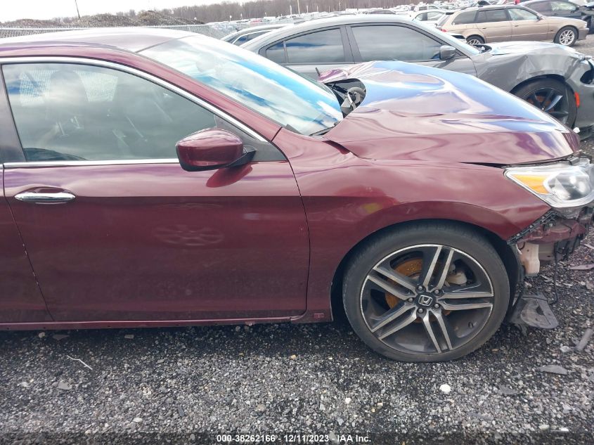 2016 HONDA ACCORD SPORT - 1HGCR2F57GA156723