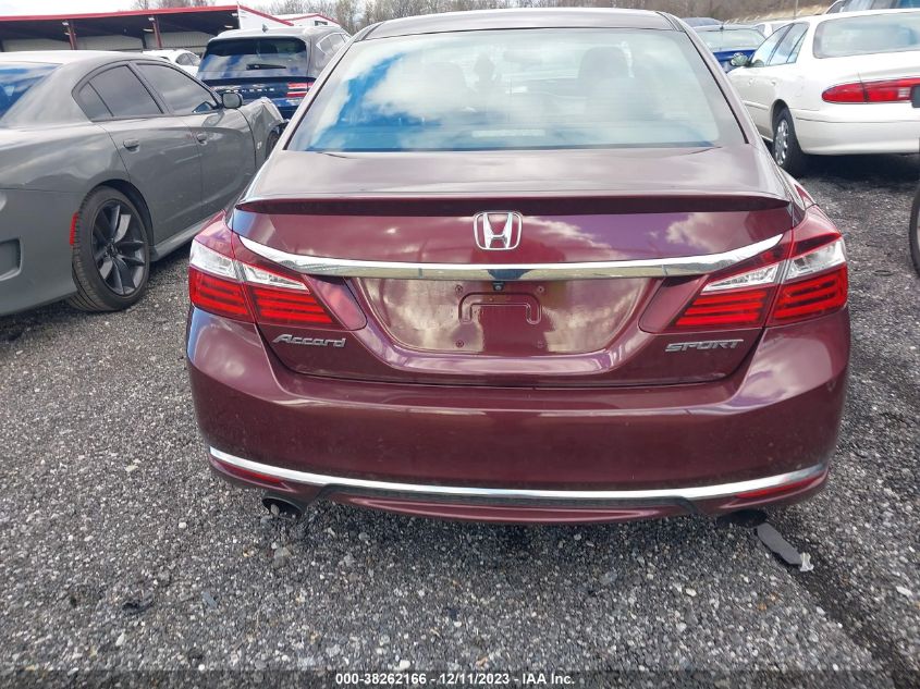 2016 HONDA ACCORD SPORT - 1HGCR2F57GA156723