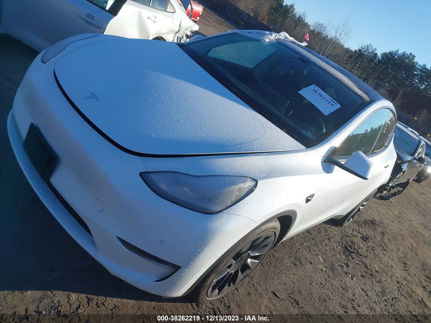 VIN 5YJYGDEE9MF076947 2021 TESLA MODEL Y