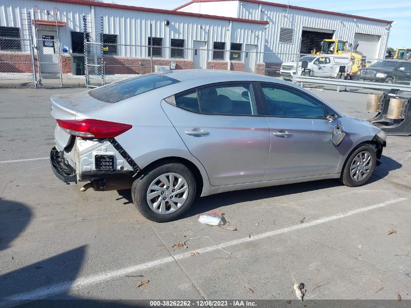 2017 HYUNDAI ELANTRA SE - 5NPD74LFXHH166836