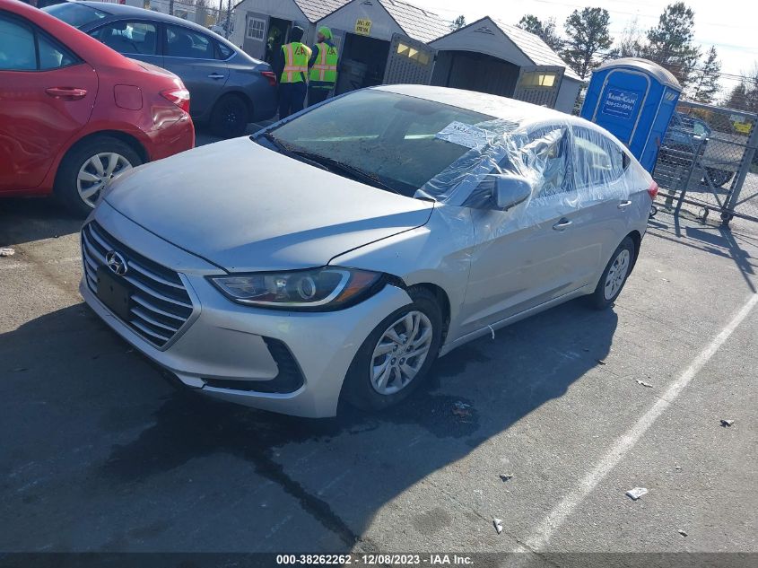2017 HYUNDAI ELANTRA SE - 5NPD74LFXHH166836