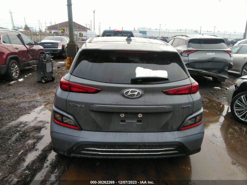 2022 HYUNDAI KONA ELECTRIC SEL KM8K33AG8NU150267