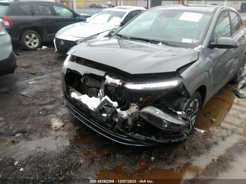 2022 HYUNDAI KONA ELECTRIC SEL KM8K33AG8NU150267