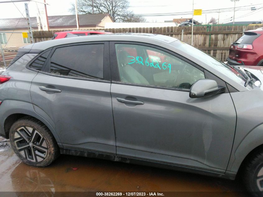 2022 HYUNDAI KONA ELECTRIC SEL KM8K33AG8NU150267