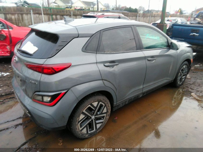 2022 HYUNDAI KONA ELECTRIC SEL KM8K33AG8NU150267