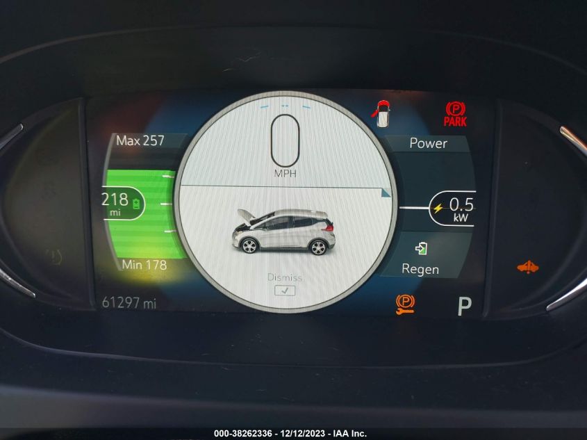 2019 CHEVROLET BOLT EV LT - 1G1FY6S08K4110060