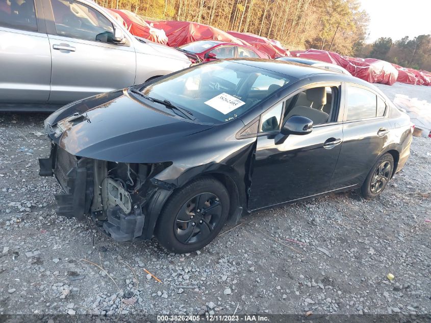 2013 HONDA CIVIC LX - 19XFB2F59DE200231