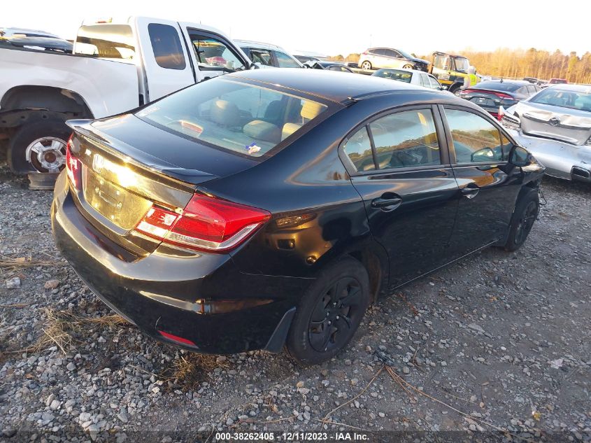 2013 HONDA CIVIC LX - 19XFB2F59DE200231