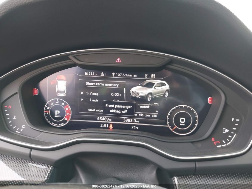 2018 AUDI SQ5 3.0T PREMIUM PLUS WA1A4AFY1J2071011