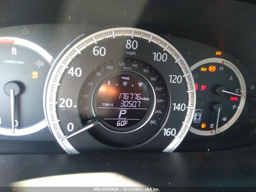 2013 HONDA ACCORD EX-L V-6 - 1HGCR3F83DA005616
