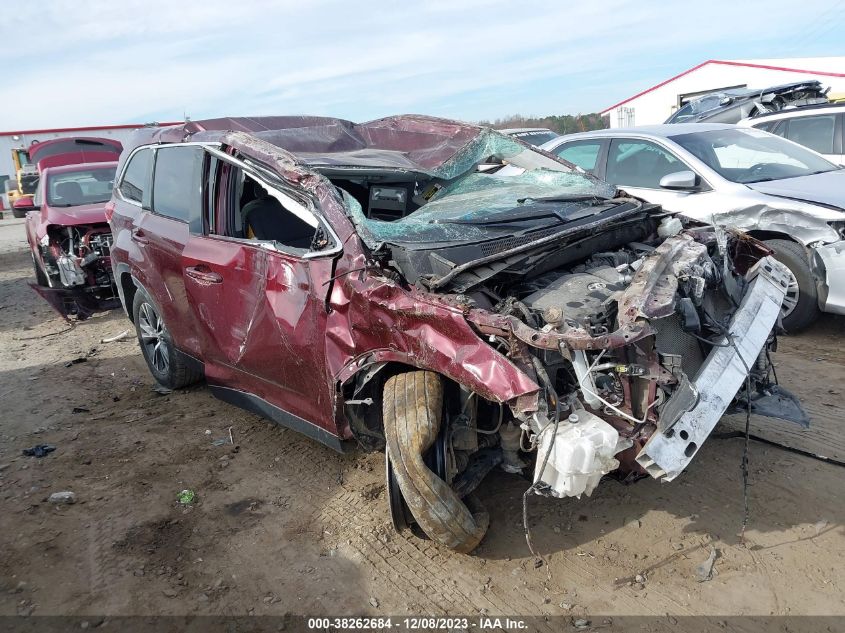 2019 TOYOTA HIGHLANDER LE/LE PLUS - 5TDZZRFH1KS351725